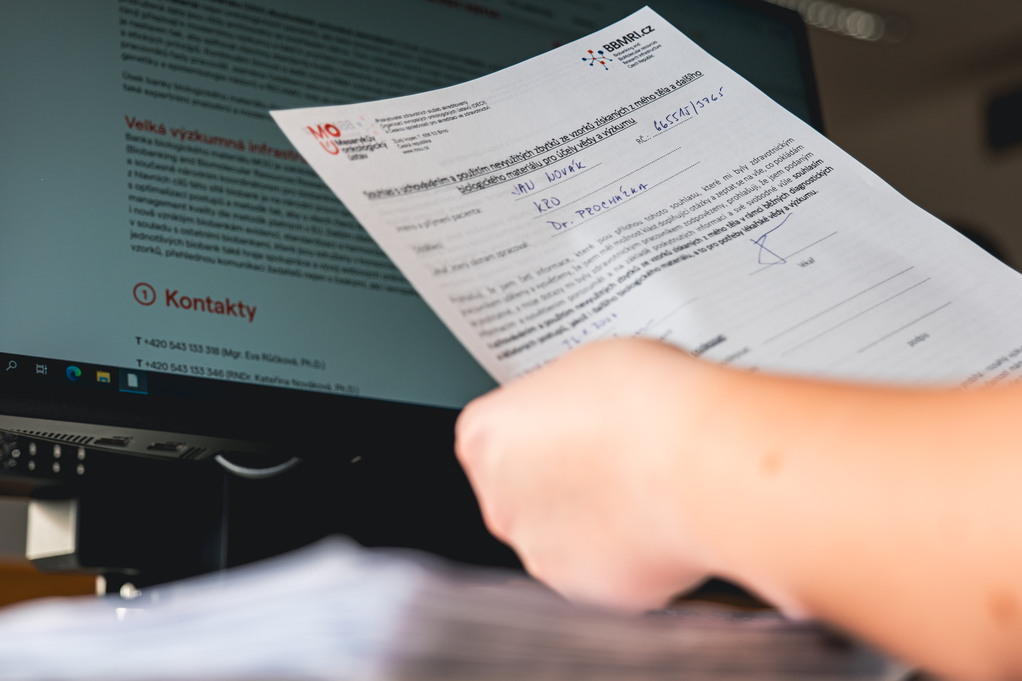 BBMRI.cz – Síť českých biobank a Aliance žen s rakovinou prsu (pacientská organizace) podepsali memorandum o spolupráci